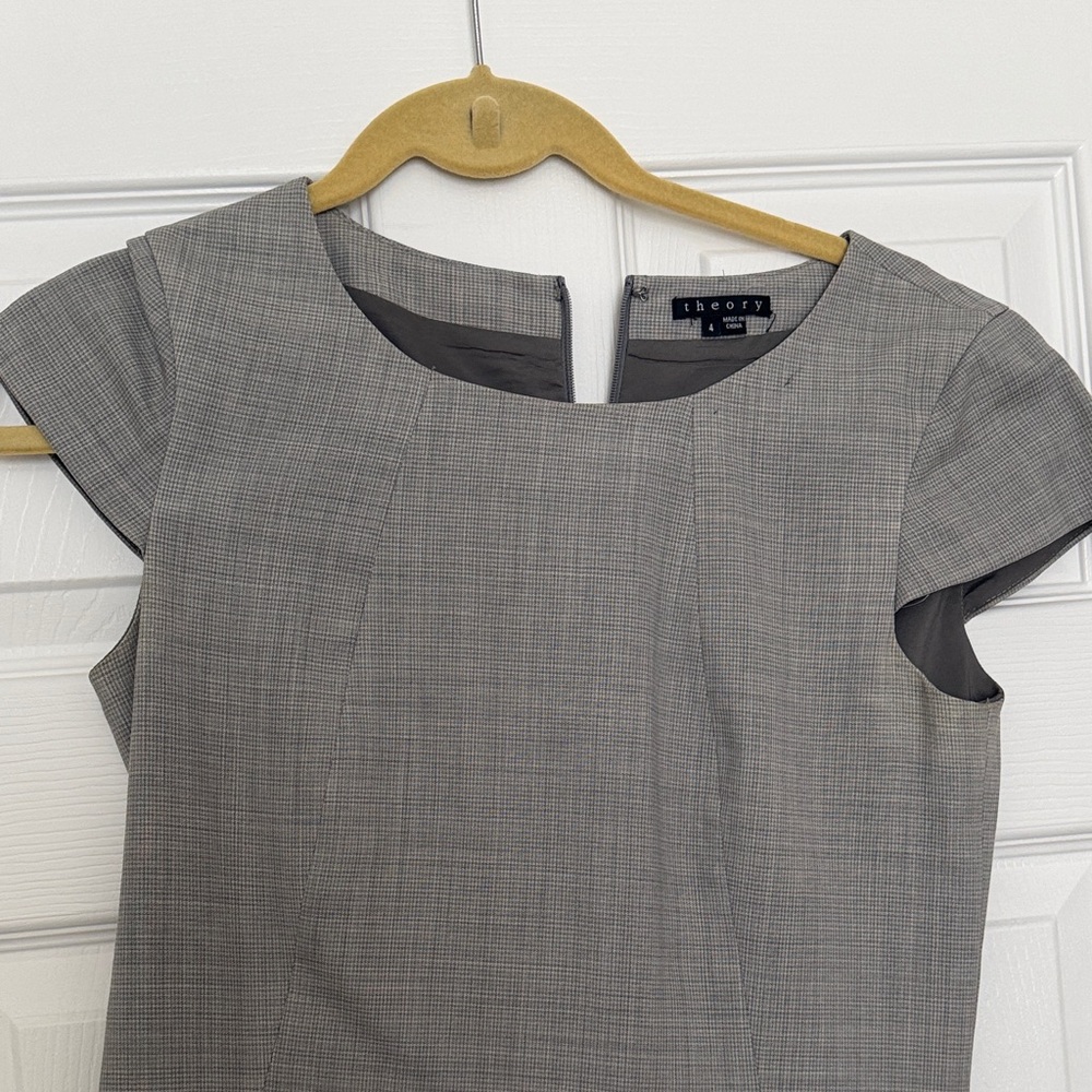 Theory Light Gray Women's Blazer and Dress Set - Picture 7 of 9